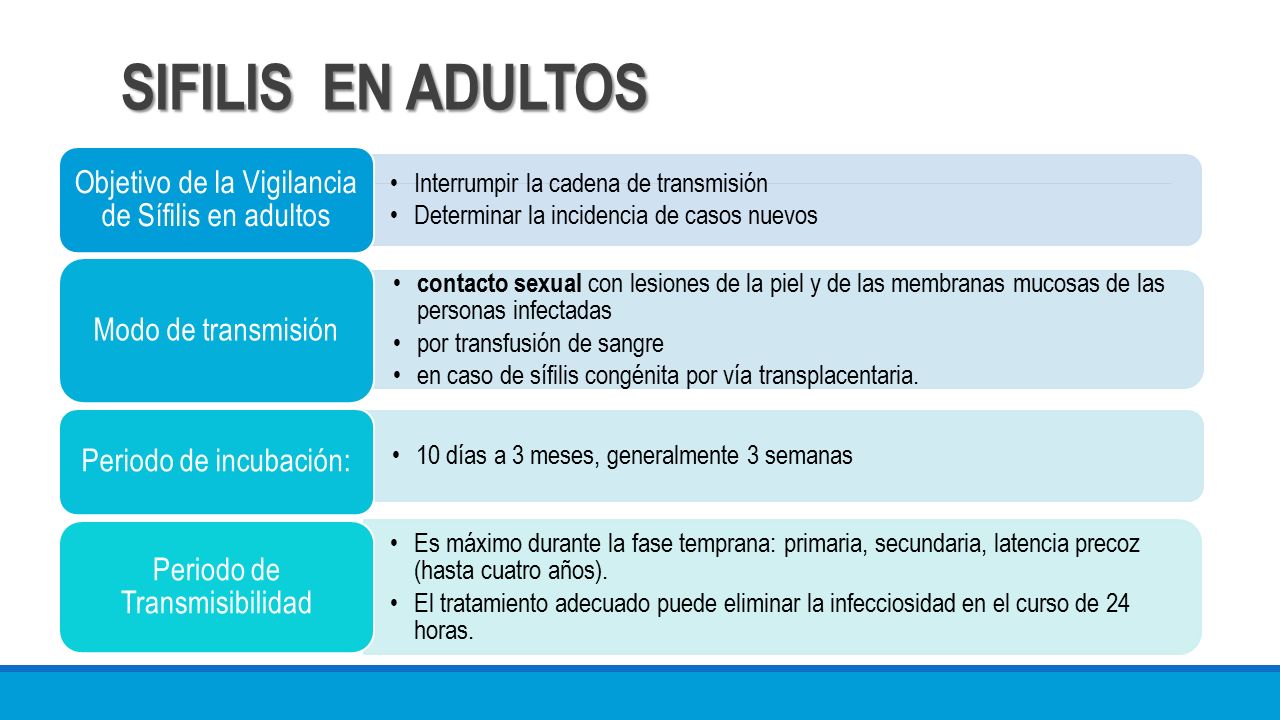 SIFILIS EN ADULTOS Objetivo de la Vigilancia de Sífilis en adultos
