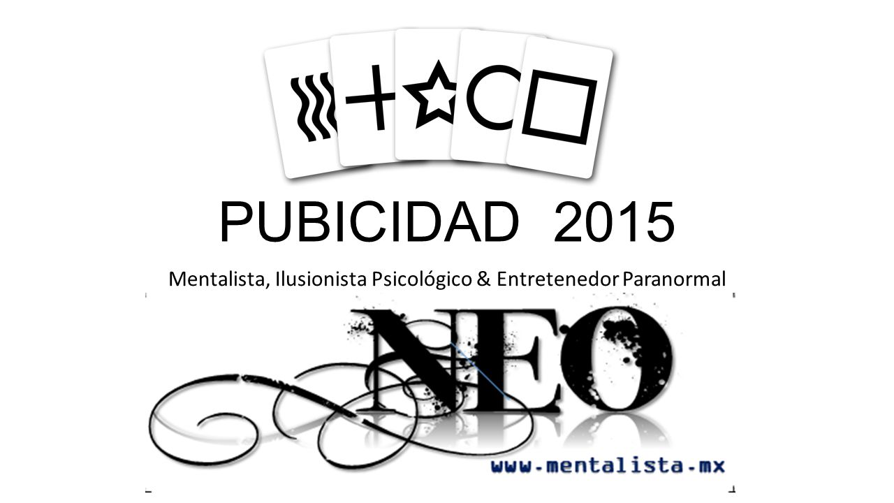 Mentalista, Ilusionista Psicológico & Entretenedor Paranormal
