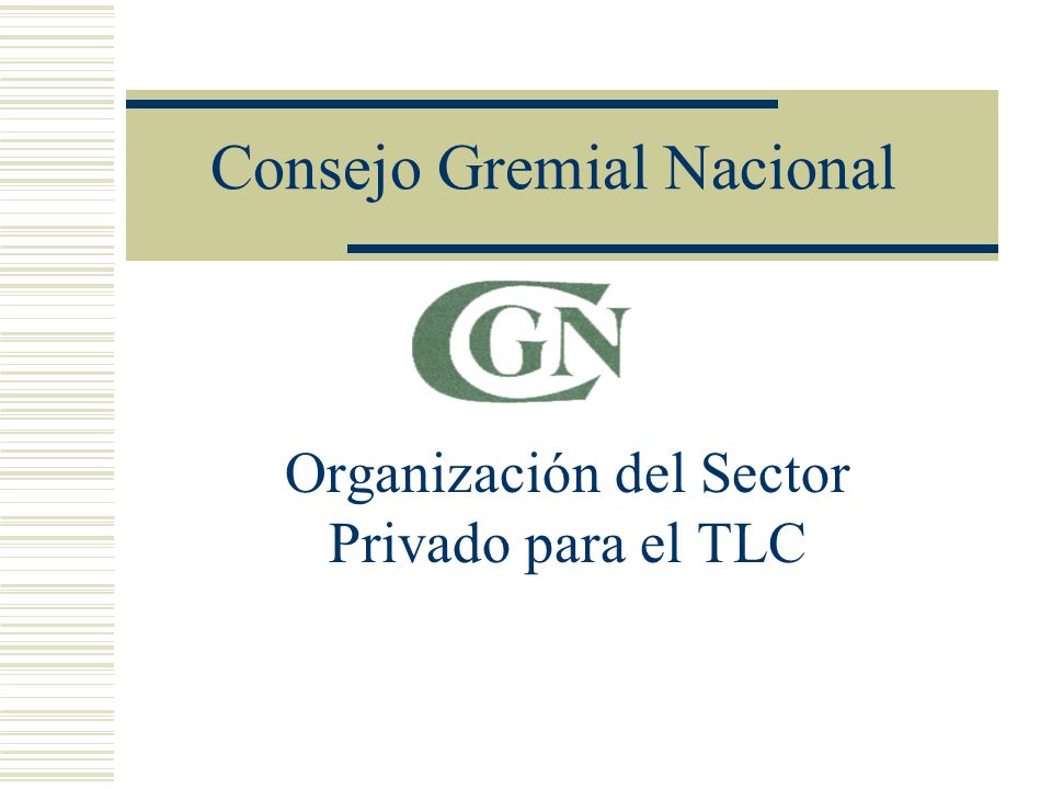 Consejo Gremial Nacional