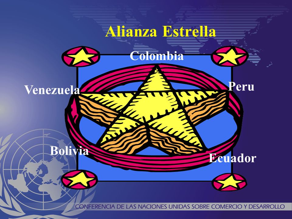 Alianza Estrella Colombia Peru Venezuela Bolivia Ecuador