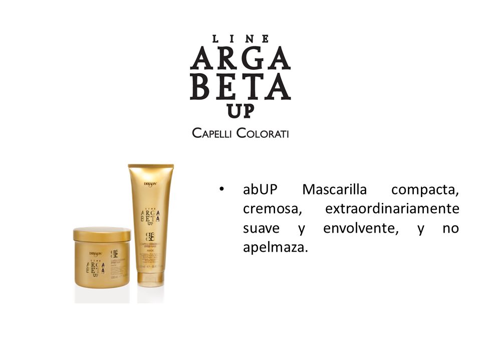 abUP Mascarilla compacta, cremosa, extraordinariamente suave y envolvente, y no apelmaza.