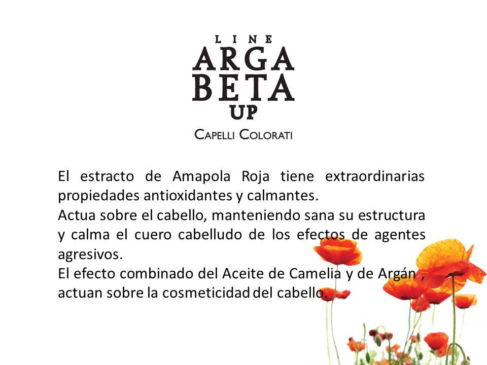 El estracto de Amapola Roja tiene extraordinarias propiedades antioxidantes y calmantes.
