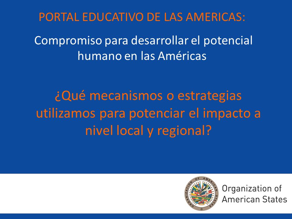 PORTAL EDUCATIVO DE LAS AMERICAS: