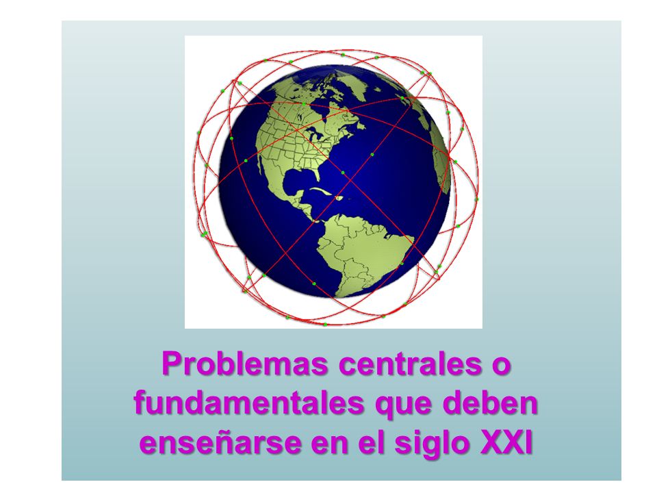 Problemas centrales o fundamentales que deben enseñarse en el siglo XXI