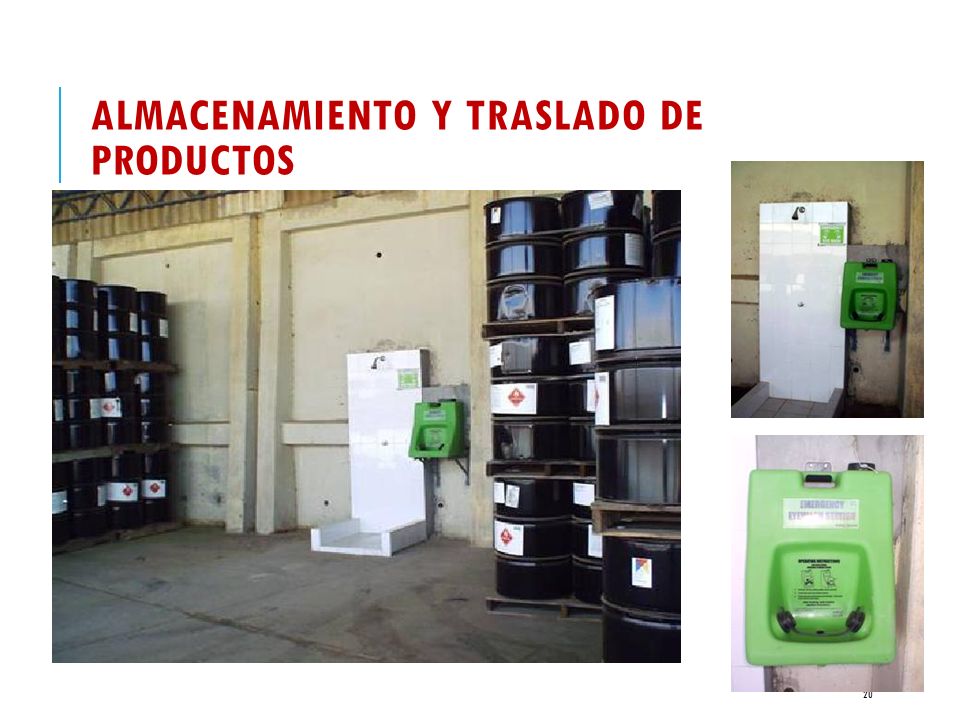 ALMACENAMIENTO Y TRASLADO DE PRODUCTOS