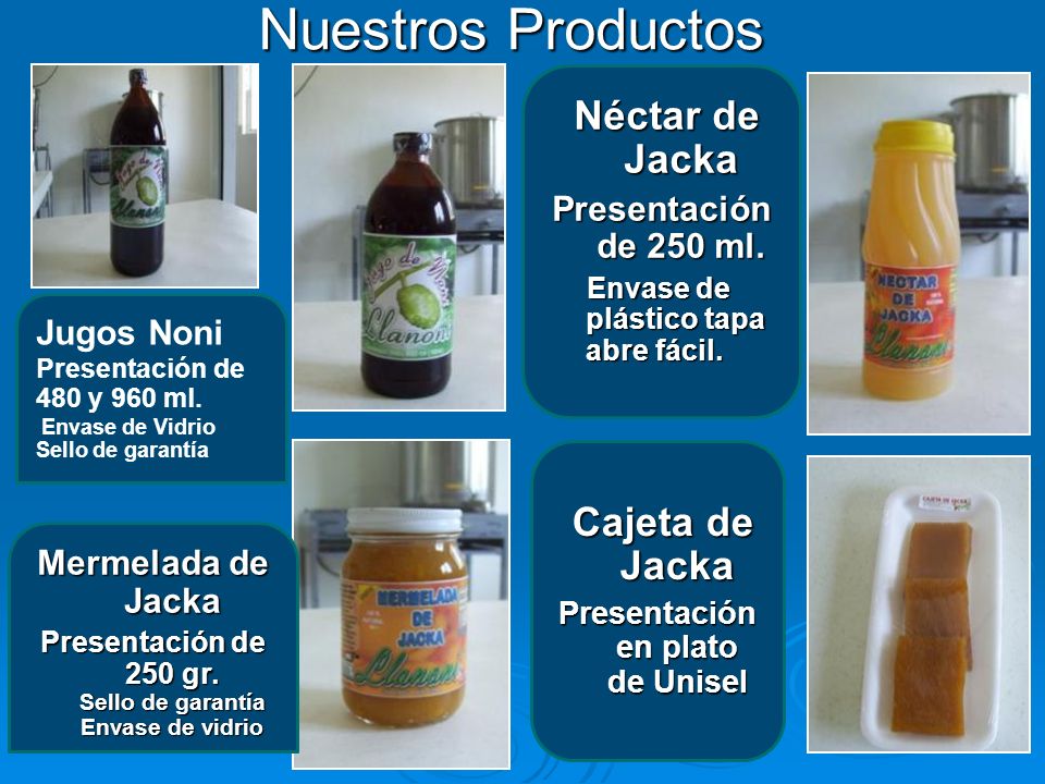 Nuestros Productos Jugos Noni Presentación de 480 y 960 ml.