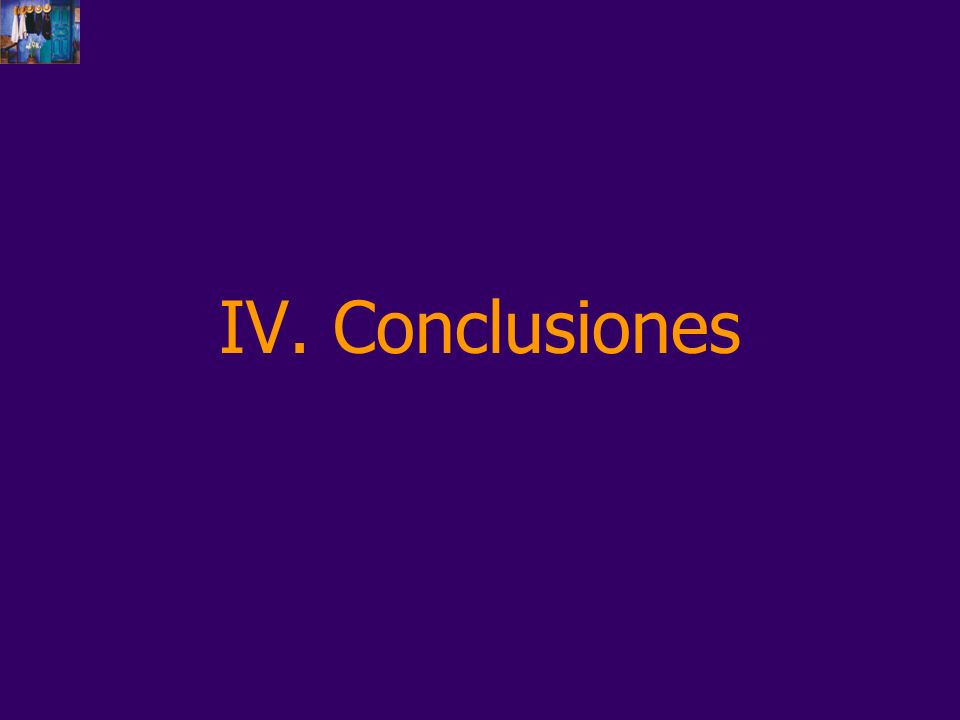 IV. Conclusiones