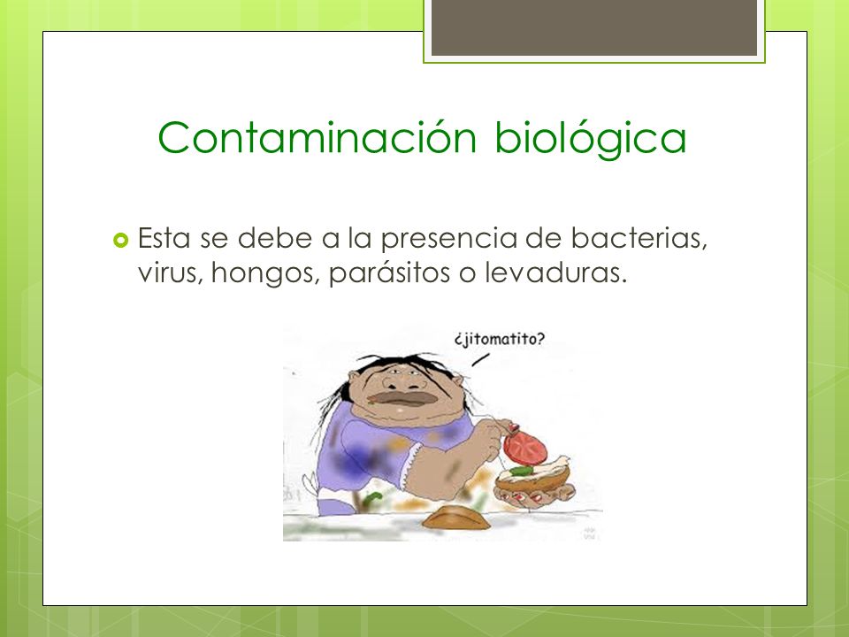 Contaminación biológica