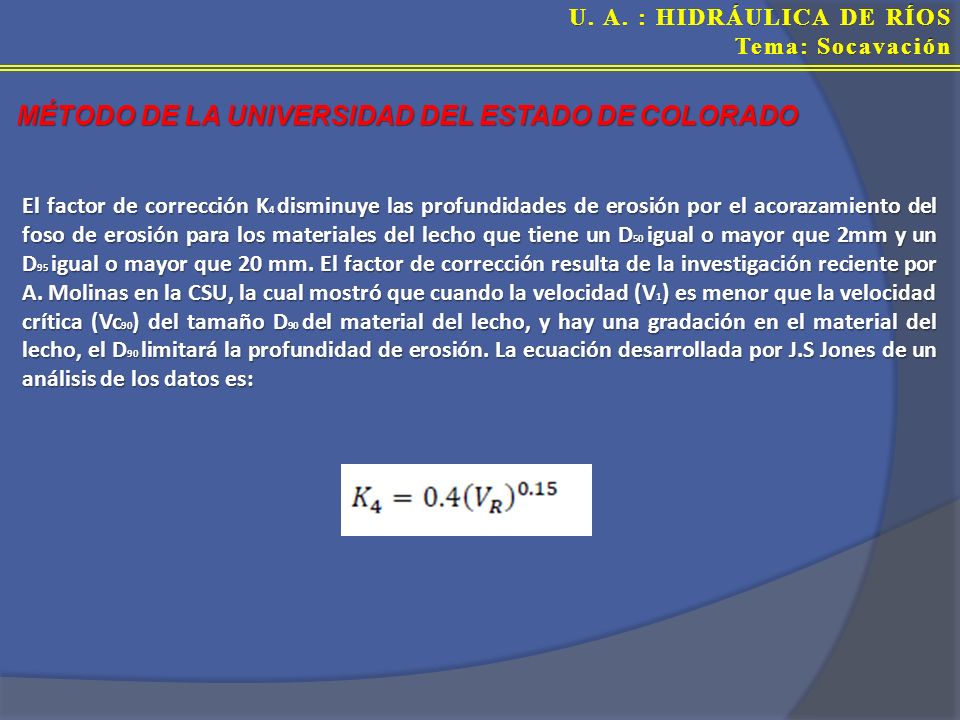 MÉTODO DE LA UNIVERSIDAD DEL ESTADO DE COLORADO