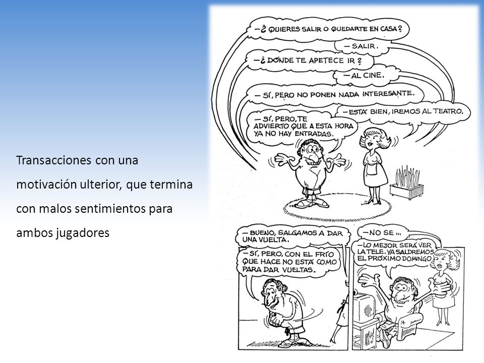 Transacciones con una motivación ulterior, que termina con malos sentimientos para ambos jugadores