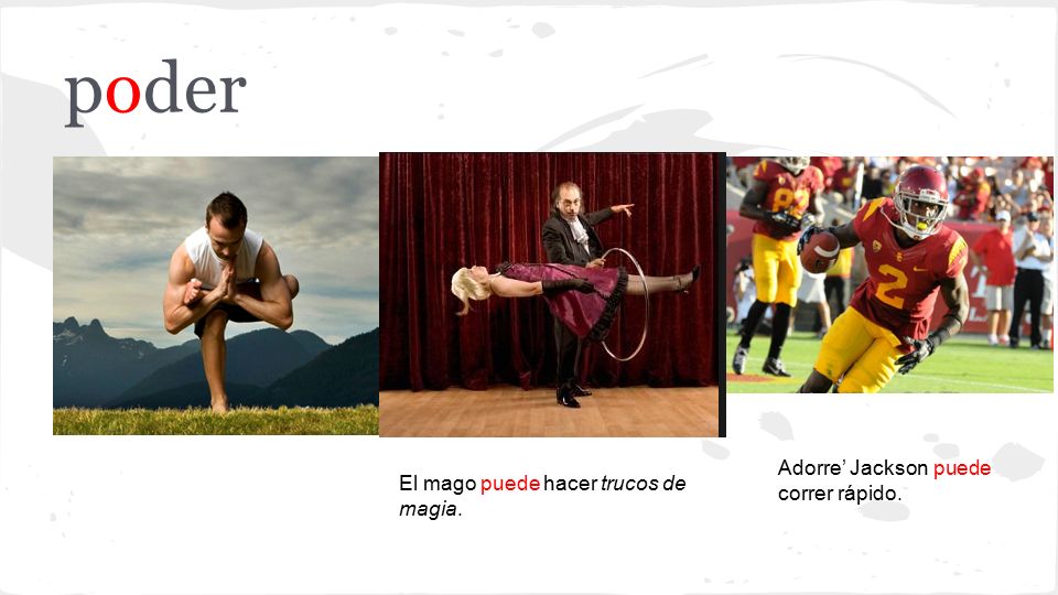 poder Adorre’ Jackson puede correr rápido.