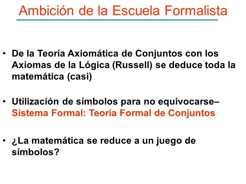 Ambición de la Escuela Formalista