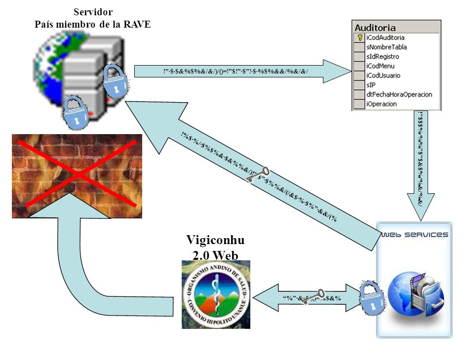 Vigiconhu 2.0 Web Servidor País miembro de la RAVE