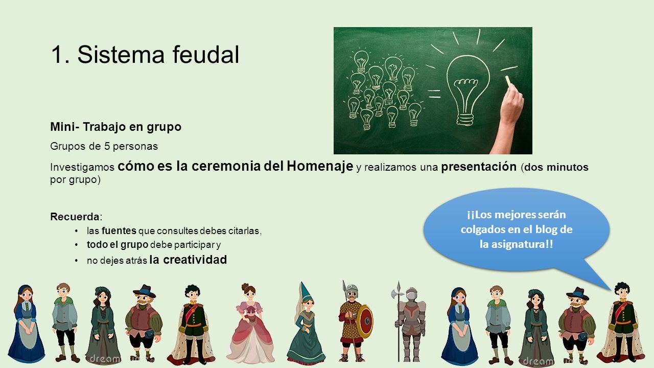 ¡¡Los mejores serán colgados en el blog de la asignatura!!