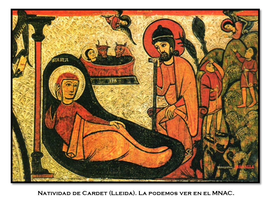 Natividad de Cardet (Lleida). La podemos ver en el MNAC.