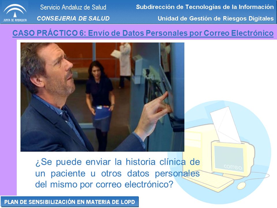 CASO PRÁCTICO 6: Envío de Datos Personales por Correo Electrónico