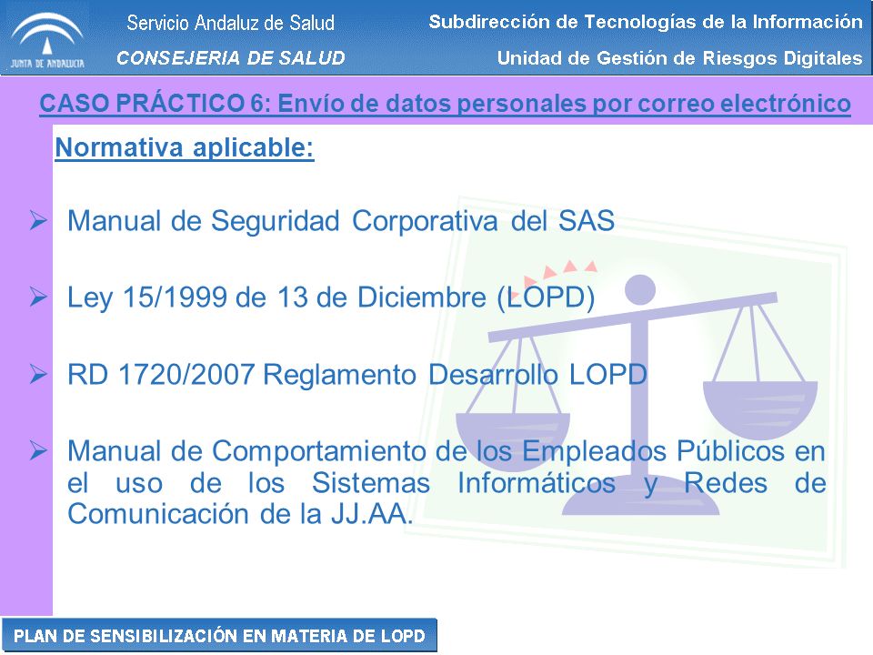 Manual de Seguridad Corporativa del SAS