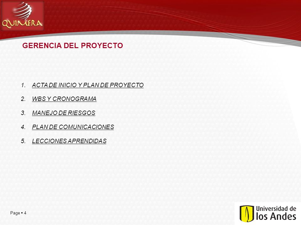 GERENCIA DEL PROYECTO ACTA DE INICIO Y PLAN DE PROYECTO