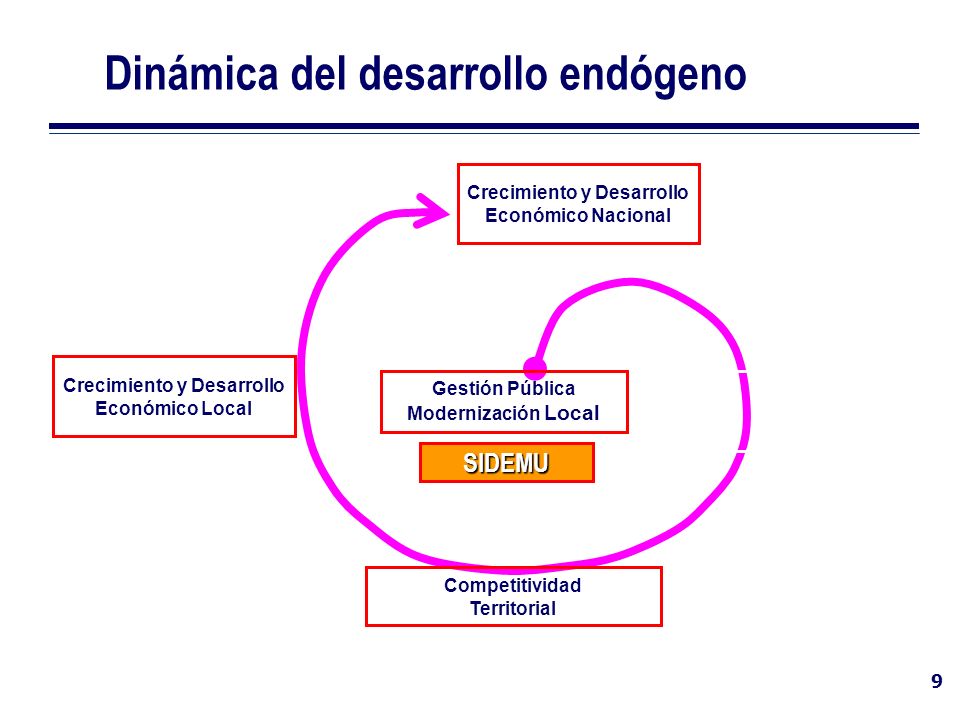 Dinámica del desarrollo endógeno