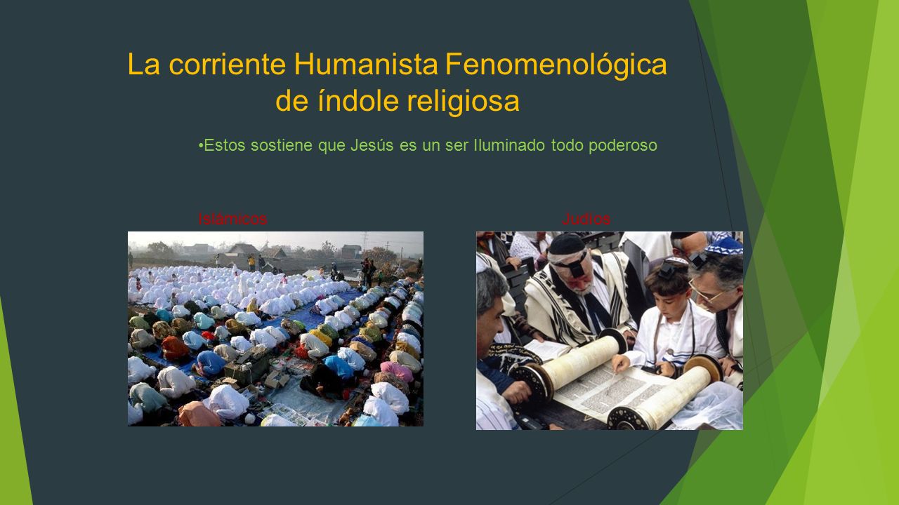 La corriente Humanista Fenomenológica de índole religiosa
