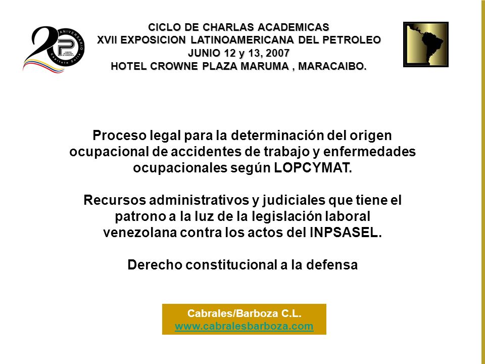 Derecho constitucional a la defensa