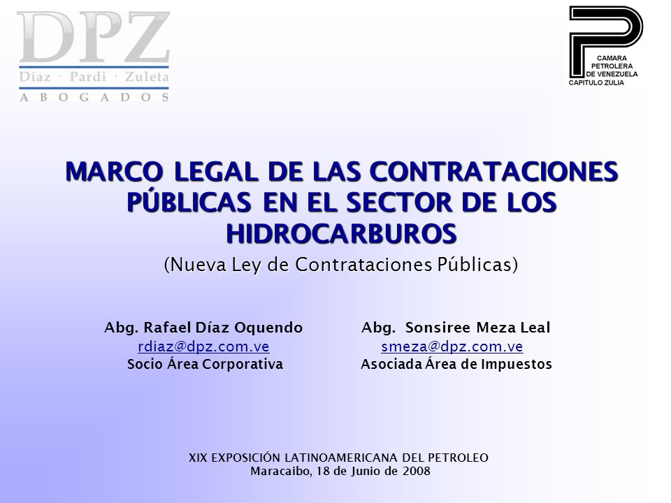 XIX EXPOSICIÓN LATINOAMERICANA DEL PETROLEO