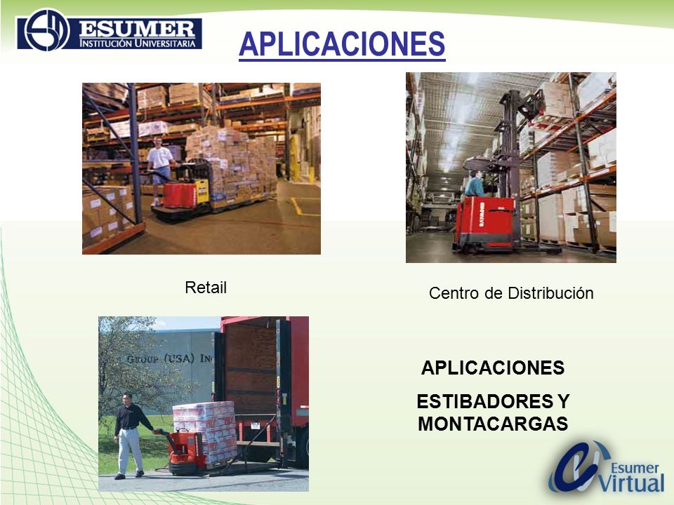 ESTIBADORES Y MONTACARGAS