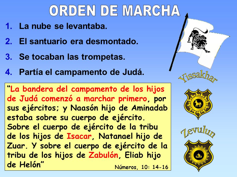 ORDEN DE MARCHA La nube se levantaba. El santuario era desmontado.
