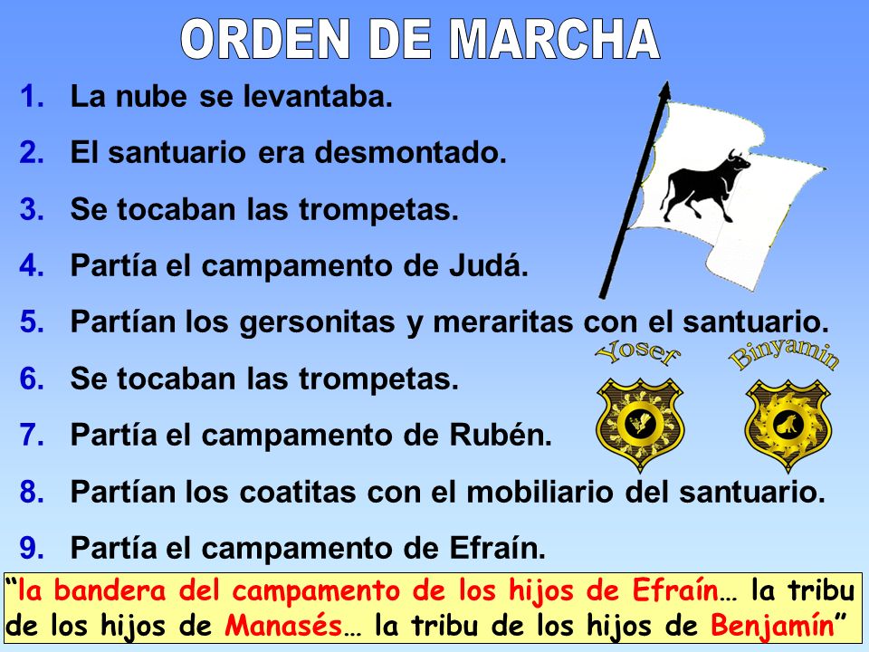 ORDEN DE MARCHA La nube se levantaba. El santuario era desmontado.