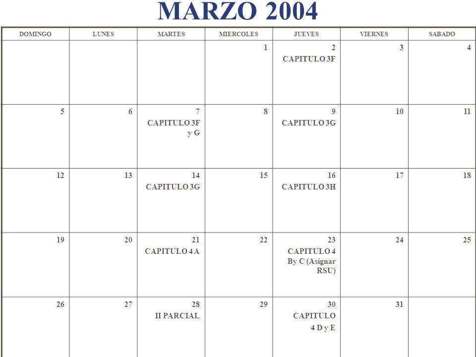 MARZO CAPITULO 3F CAPITULO 3F y G 8 9 CAPITULO 3G