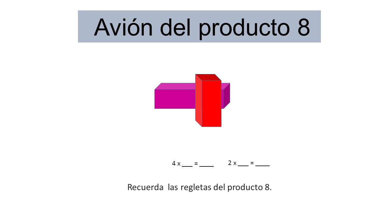 Recuerda las regletas del producto 8.