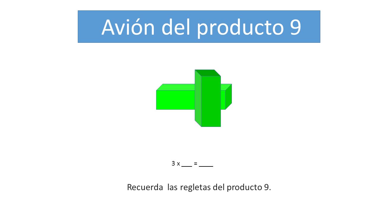 Recuerda las regletas del producto 9.