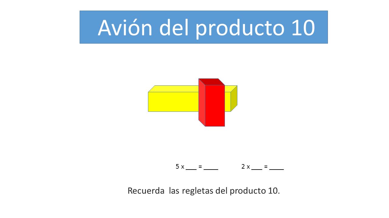 Recuerda las regletas del producto 10.