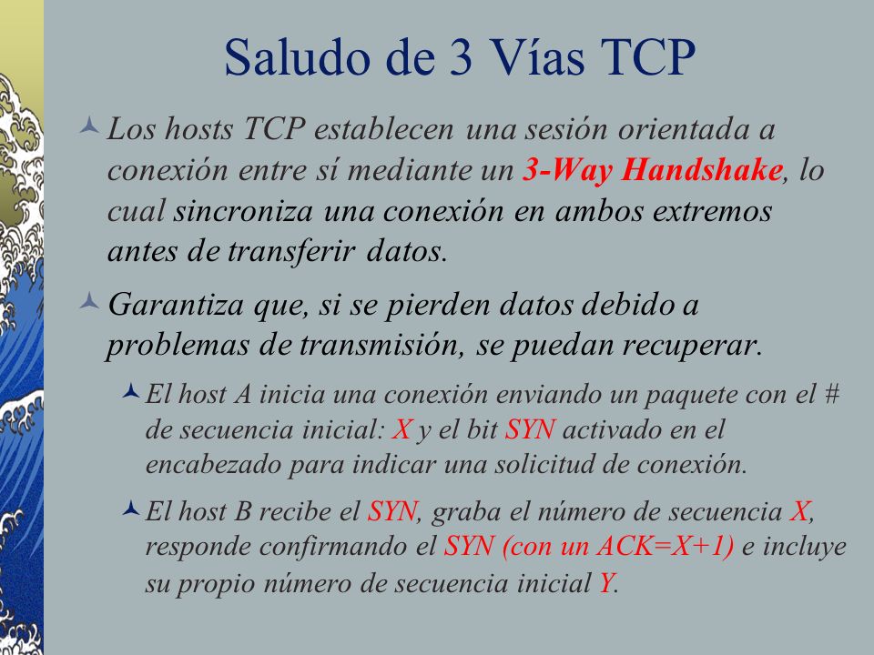 Saludo de 3 Vías TCP