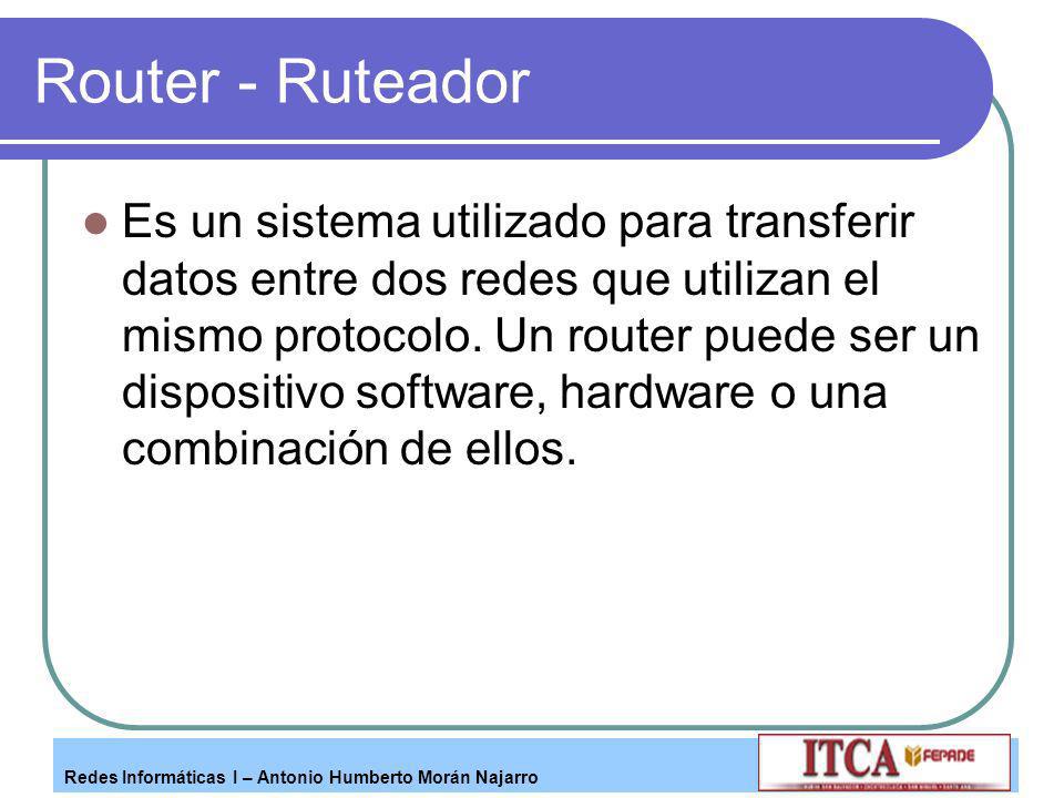 Router - Ruteador