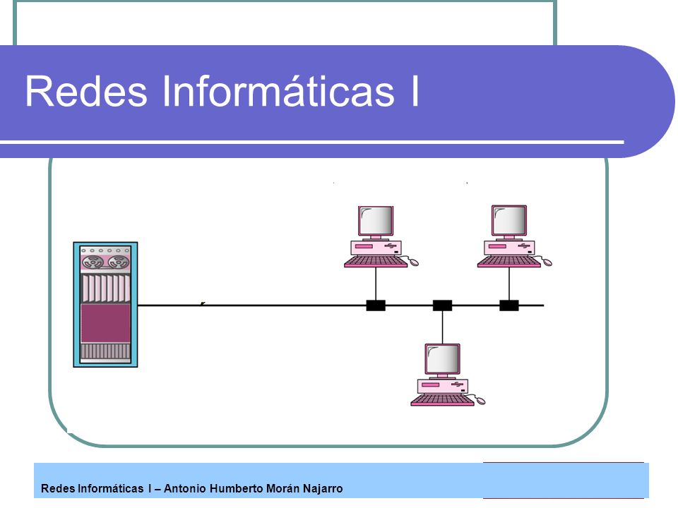 Redes Informáticas I Redes Informáticas I – Antonio Humberto Morán Najarro