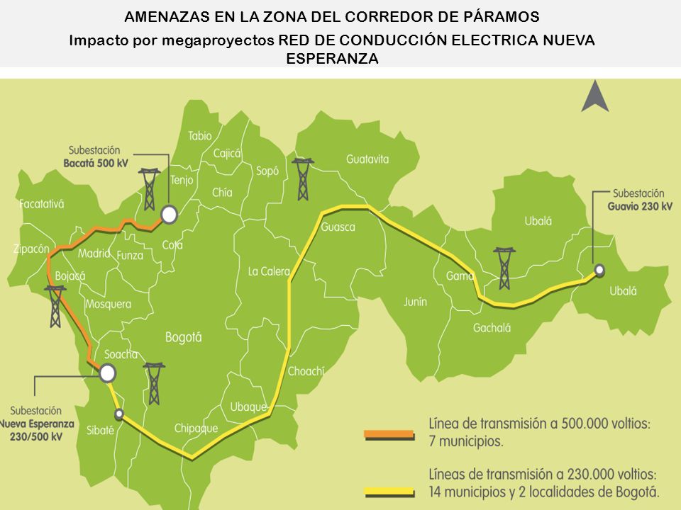 AMENAZAS EN LA ZONA DEL CORREDOR DE PÁRAMOS