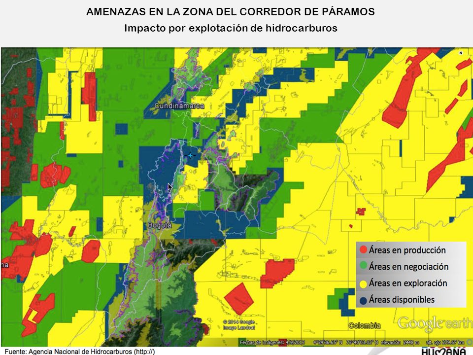 AMENAZAS EN LA ZONA DEL CORREDOR DE PÁRAMOS