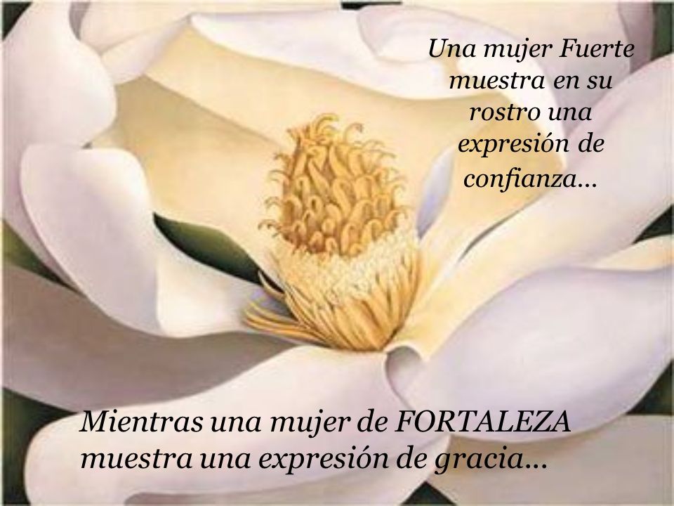 Una mujer Fuerte muestra en su rostro una expresión de confianza...