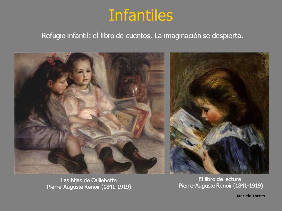 Infantiles Refugio infantil: el libro de cuentos. La imaginación se despierta. El libro de lectura Pierre-Auguste Renoir ( )