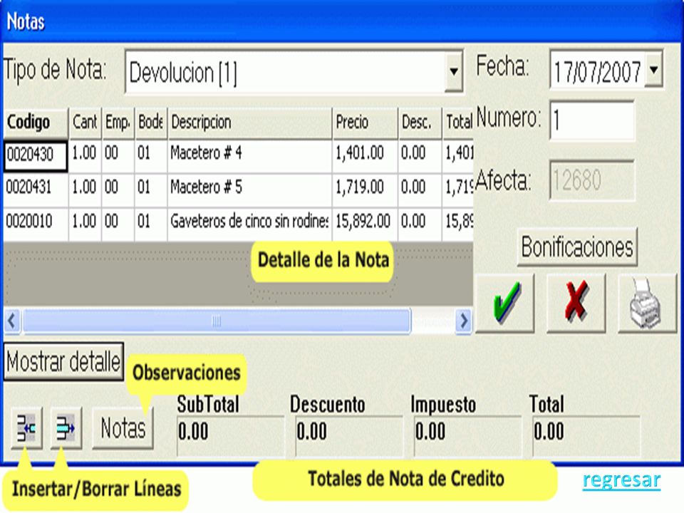 regresar