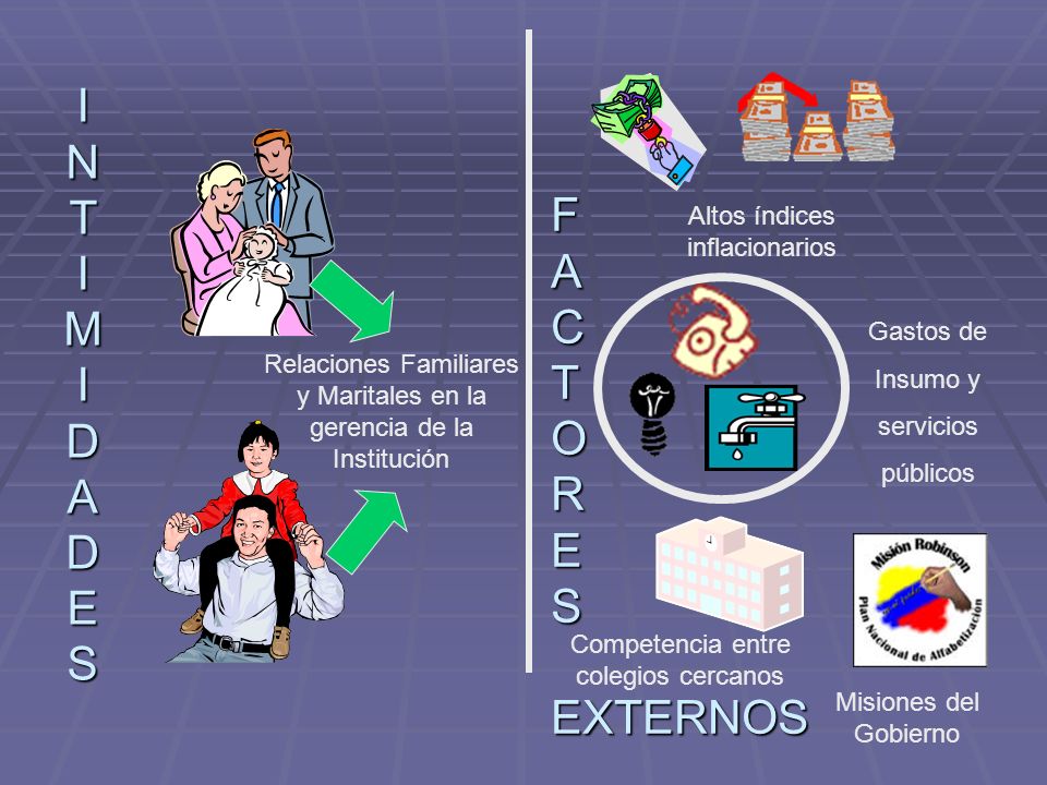 I N T I M I D A D E S F A C T O R E S EXTERNOS