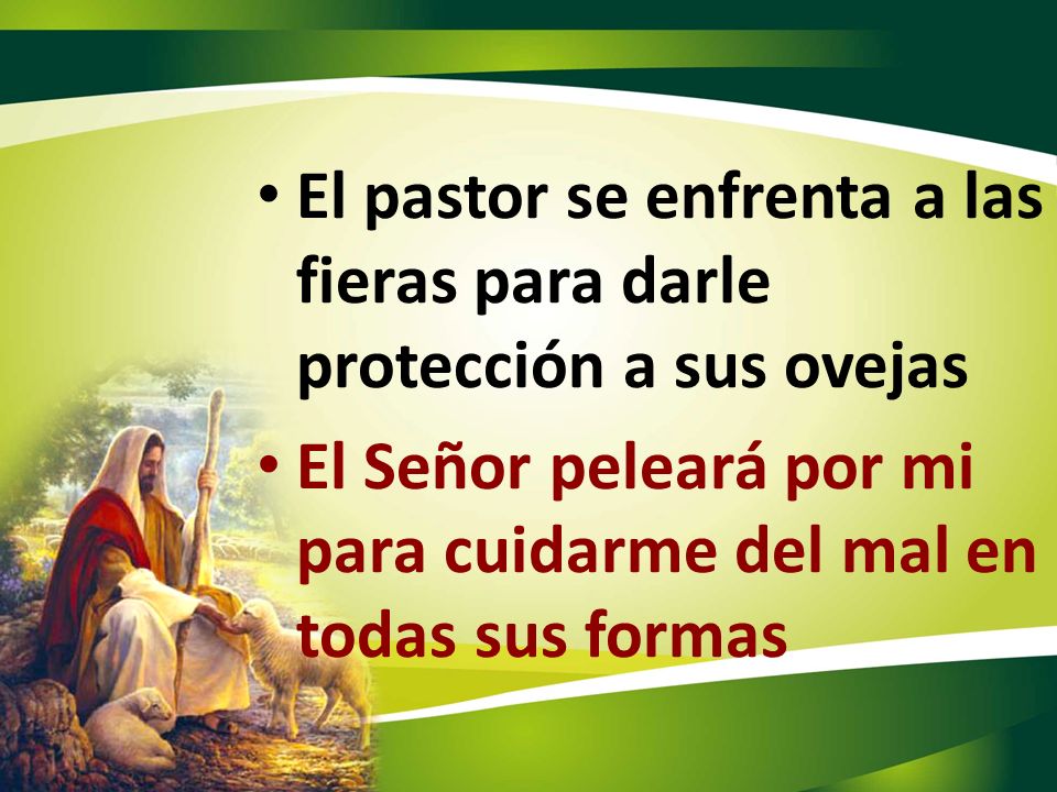 El pastor se enfrenta a las fieras para darle protección a sus ovejas