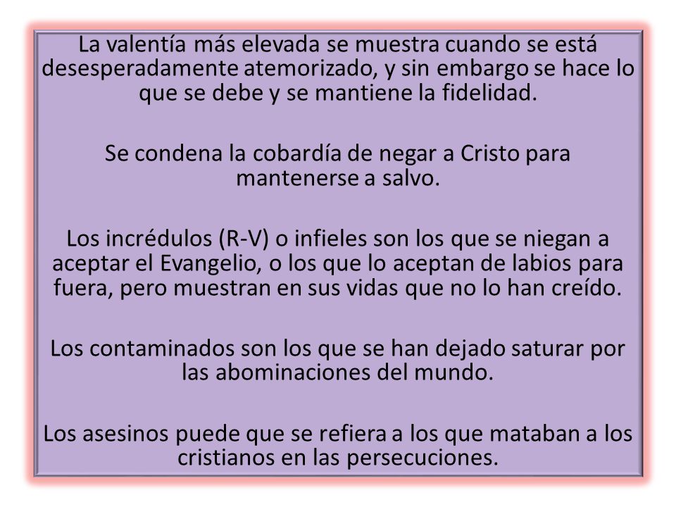 La valentía más elevada se muestra cuando se está desesperadamente atemorizado, y sin embargo se hace lo que se debe y se mantiene la fidelidad.