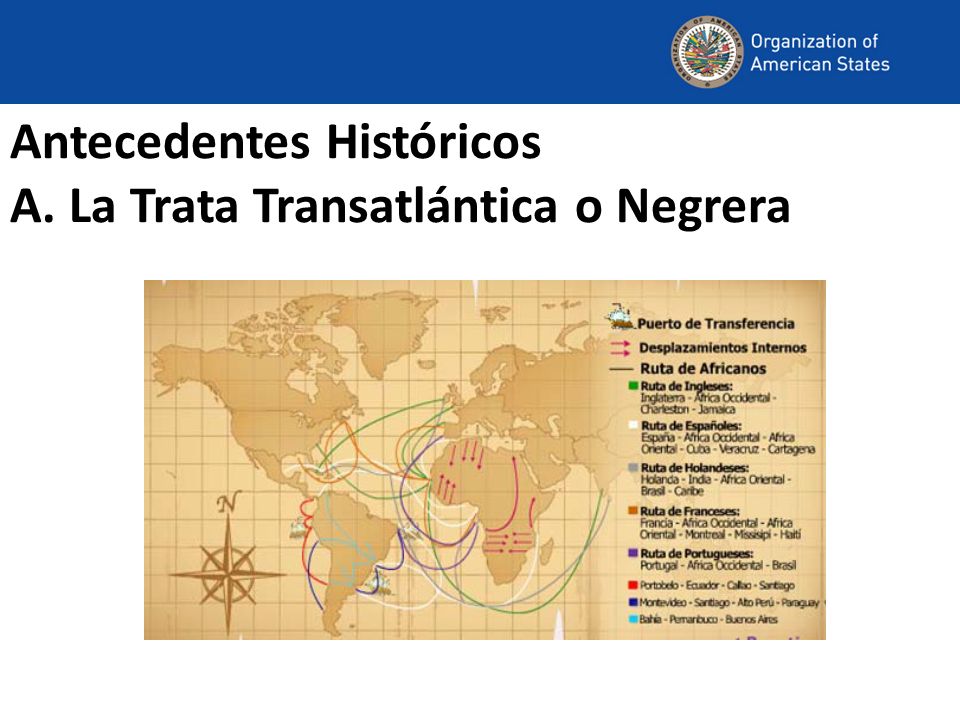 Antecedentes Históricos A. La Trata Transatlántica o Negrera