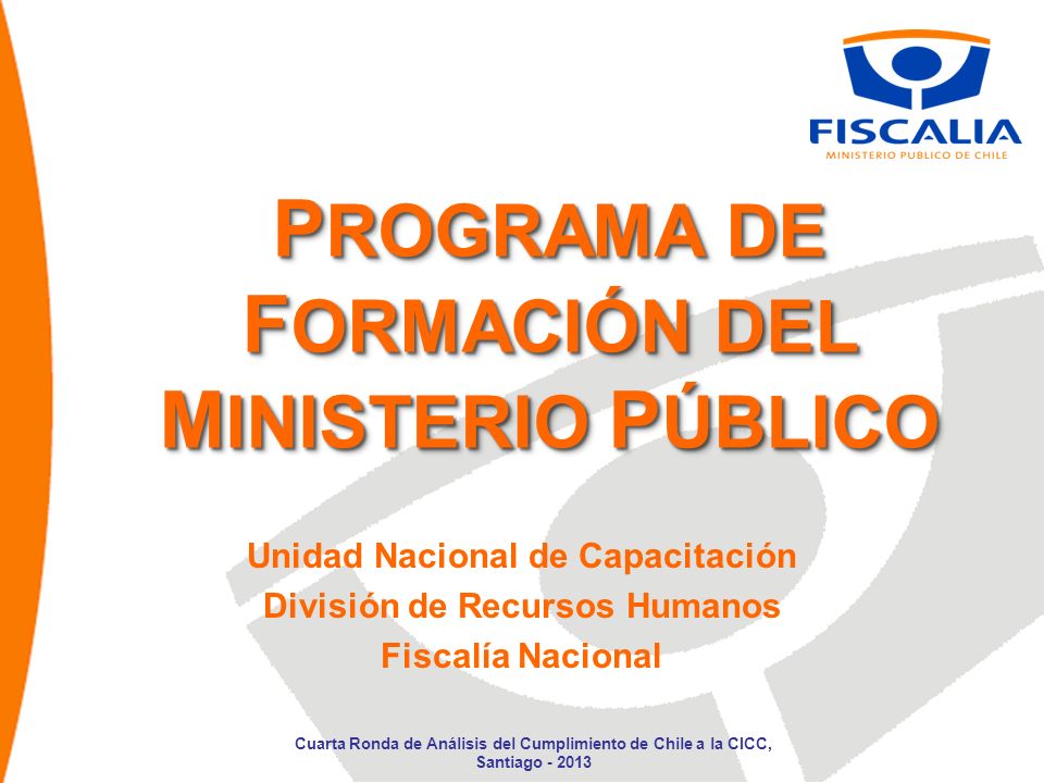 Unidad Nacional de Capacitación División de Recursos Humanos
