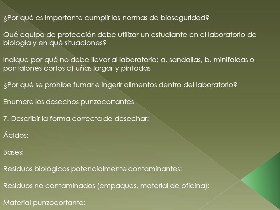 ¿Por qué es importante cumplir las normas de bioseguridad