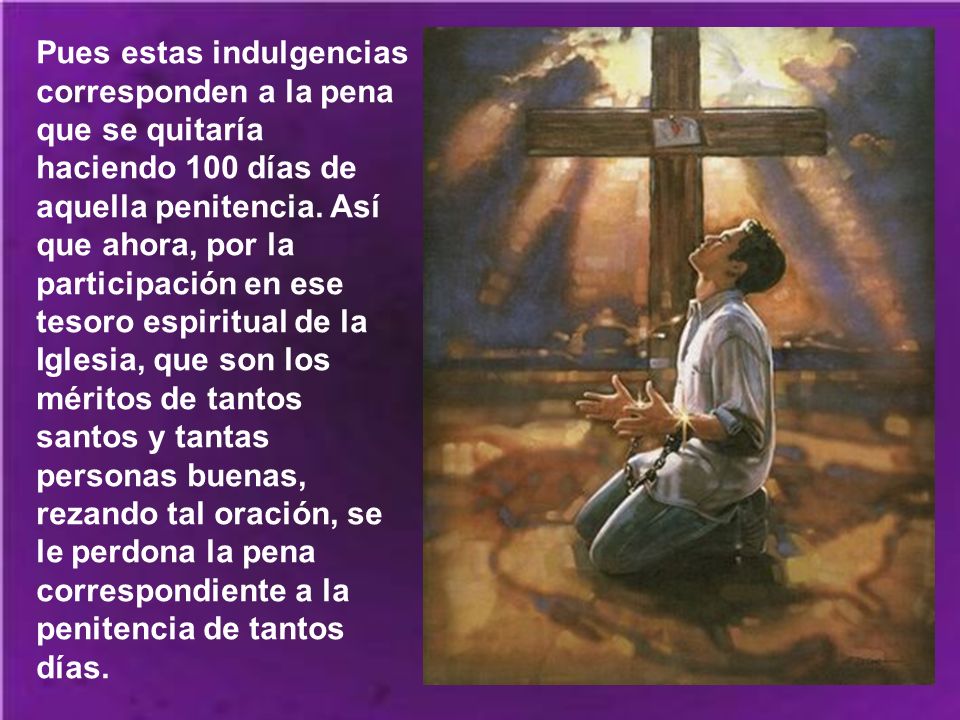 Pues estas indulgencias corresponden a la pena que se quitaría haciendo 100 días de aquella penitencia.