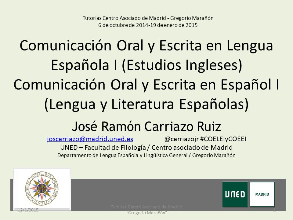 Tutorías Centro Asociado de Madrid - Gregorio Marañón