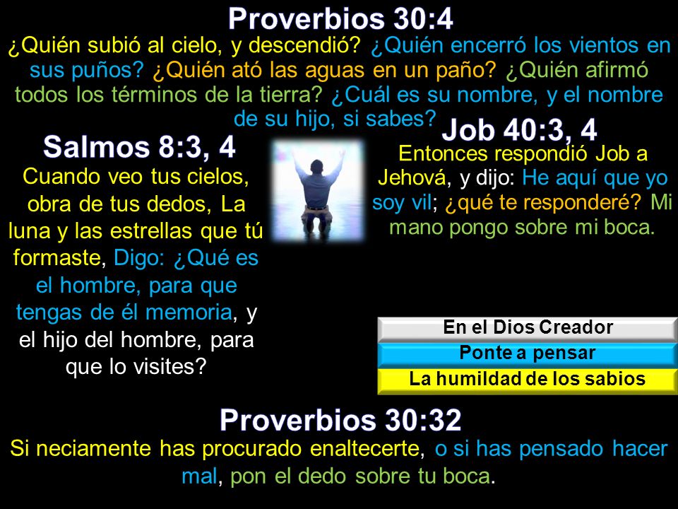 La humildad de los sabios